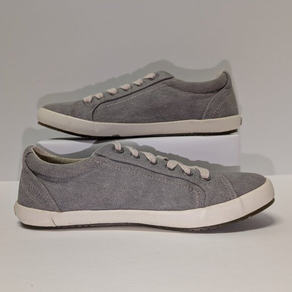 Täos Footwear Star STA-12844 Casual Sneakers in Grey Wash Canvas - Picture 7 of 16
